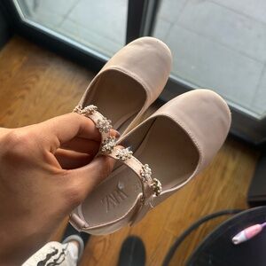 Zara Toddler girl ballet flats in ballet pink